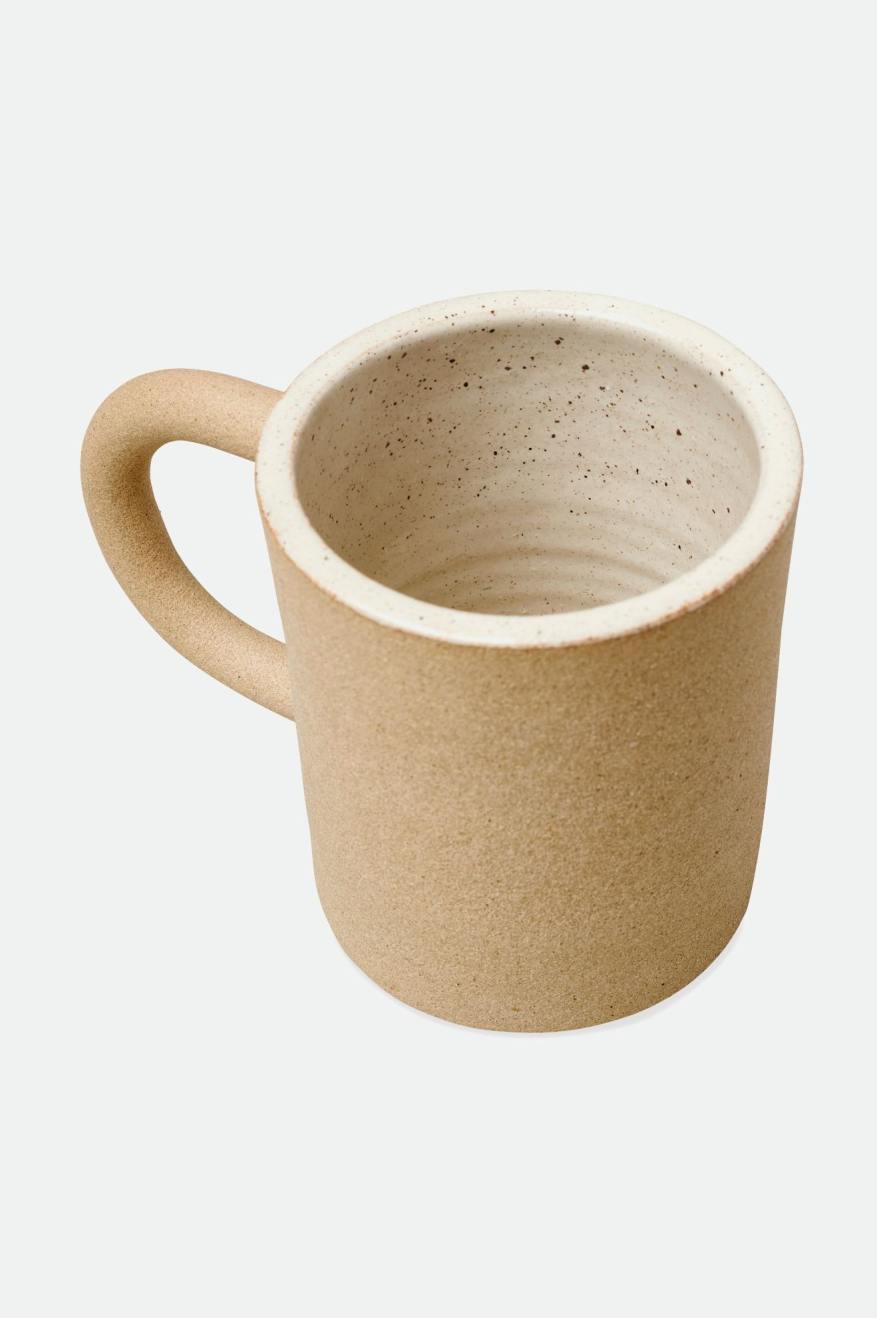 Accesorios Brixton O-M Hand Crafted Cerámico Mug Unisex Beige | QKDVZG197