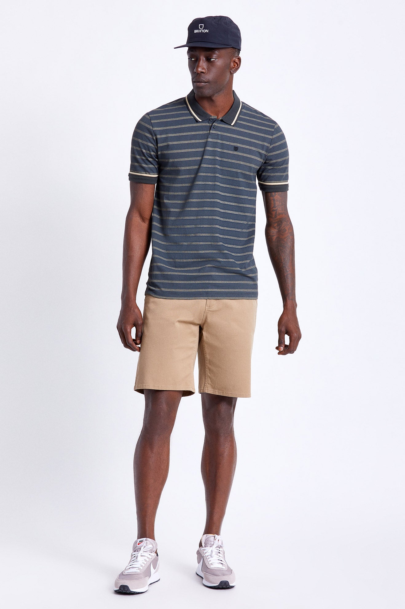 Bermudas Brixton Choice Chino Hombre Kaki | HJZEKG692