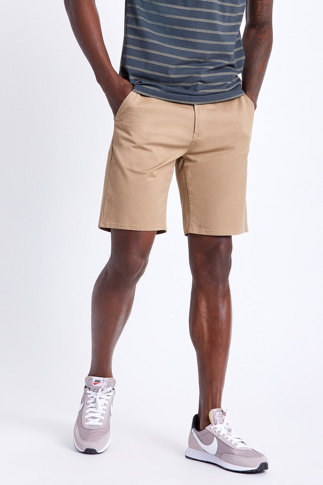 Bermudas Brixton Choice Chino Hombre Kaki | HJZEKG692