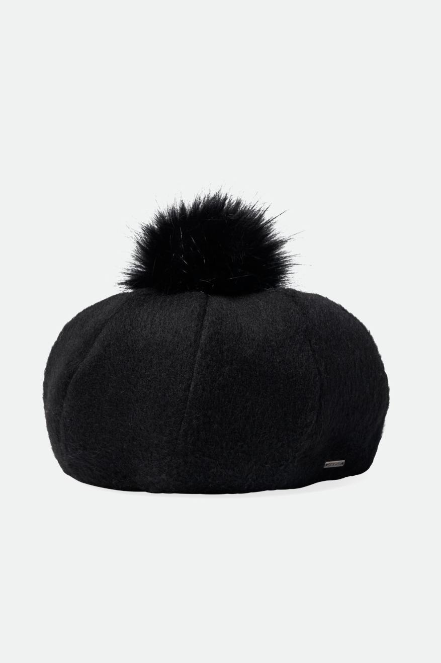 Boinas Brixton Natalie Oversized Pom Mujer Negros | PRKULF423