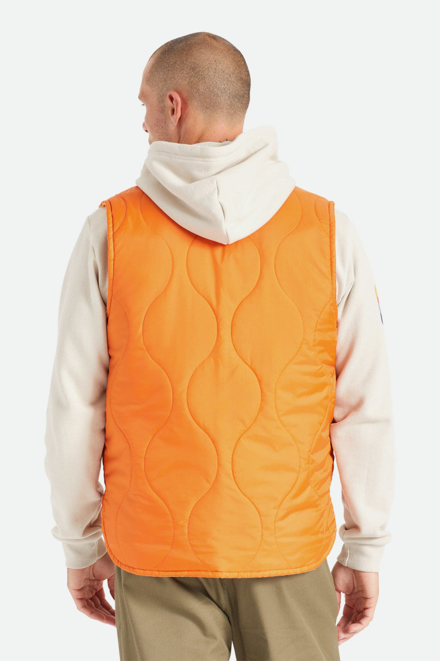 Chaquetas Brixton Abraham Reversible Vest Hombre Naranjas | TCWYLD673