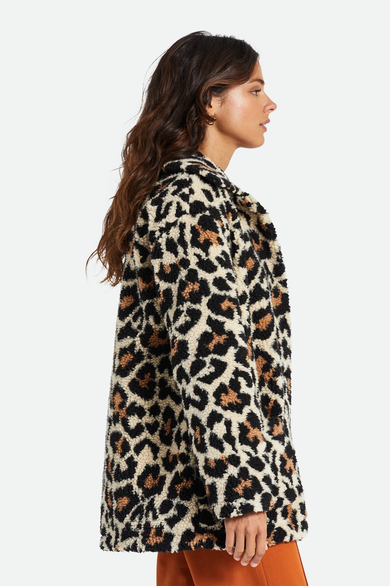 Chaquetas Brixton Bern Mujer Leopardo | KQOTNU178