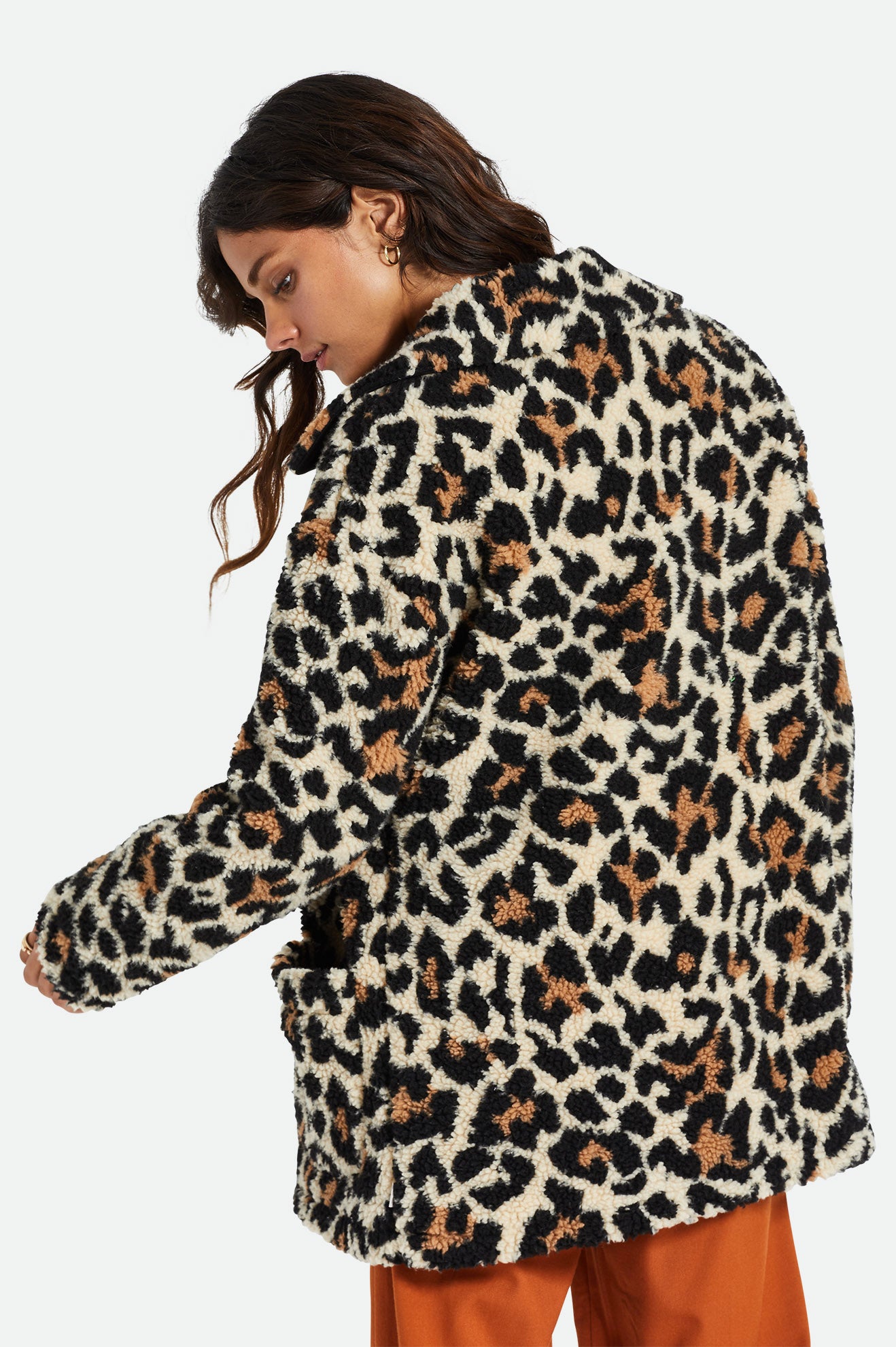 Chaquetas Brixton Bern Mujer Leopardo | KQOTNU178