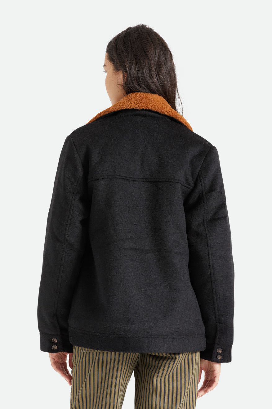 Chaquetas Brixton Nouvelle Mujer Negros | NBGJXC702