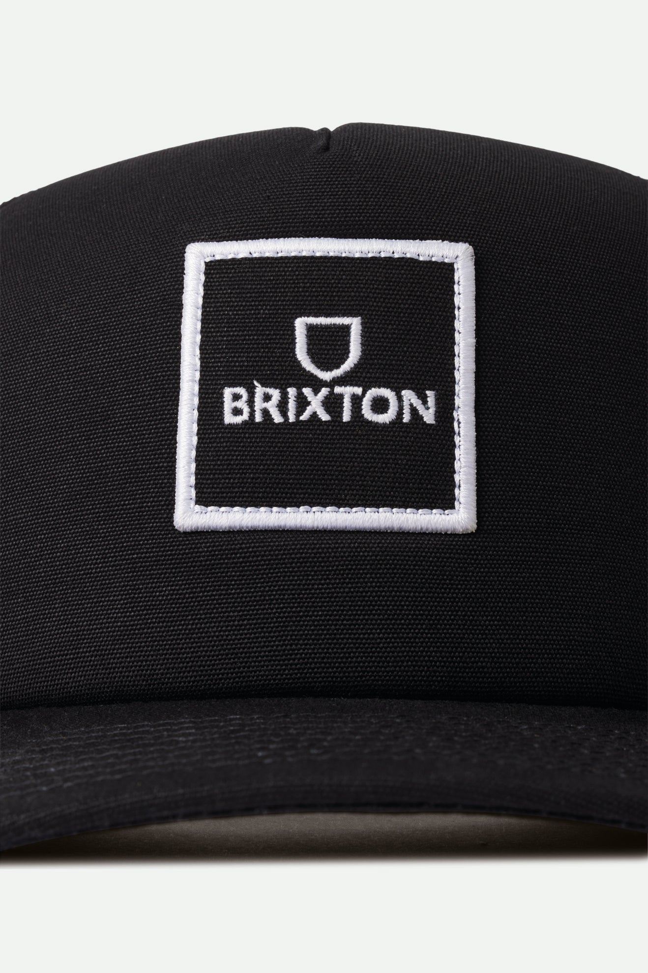 Gorras Brixton Alpha Block NetPlus MP Trucker Hat Hombre Negros | GHNMFE160