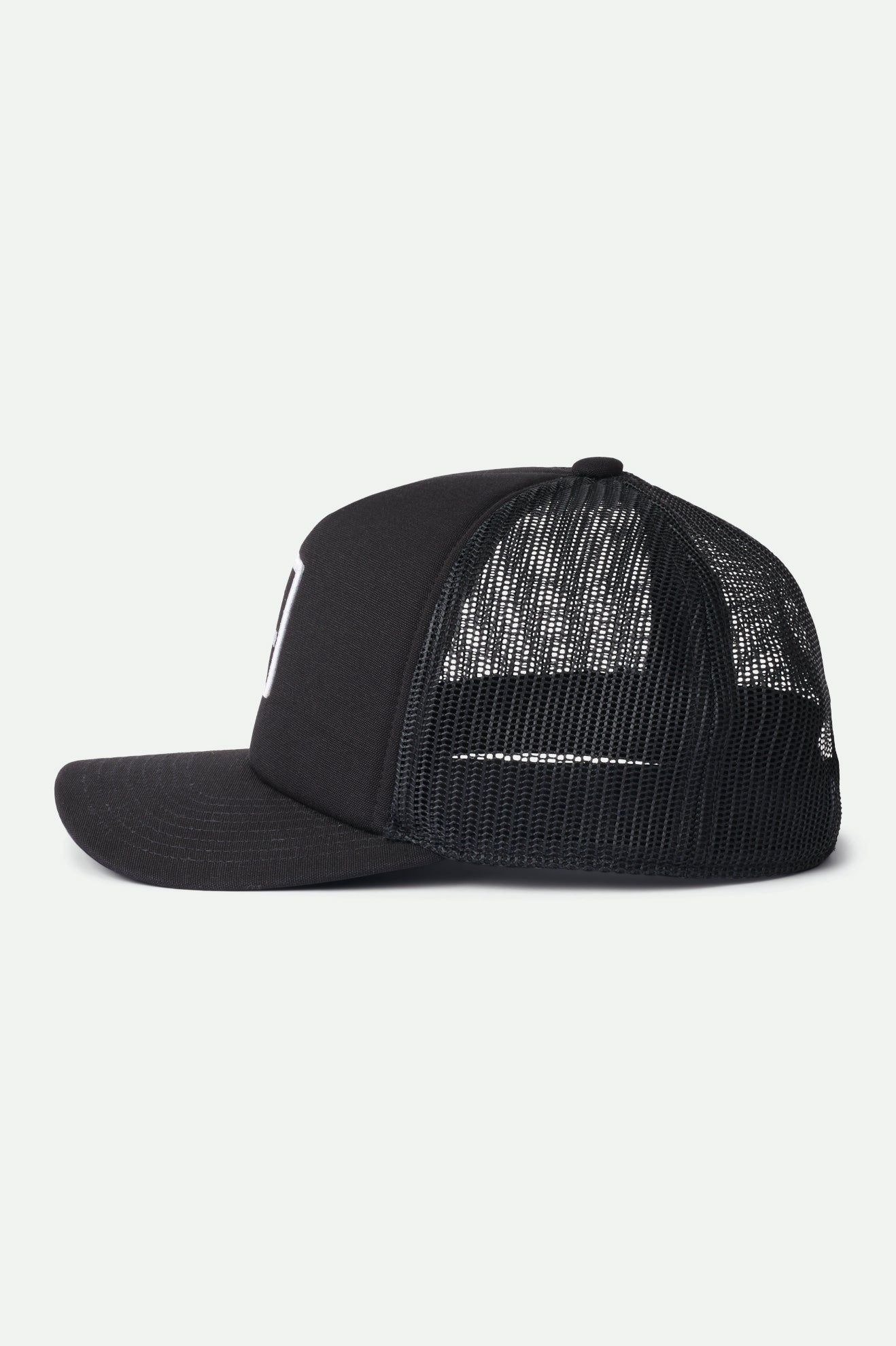 Gorras Brixton Alpha Block NetPlus MP Trucker Hat Hombre Negros | GHNMFE160