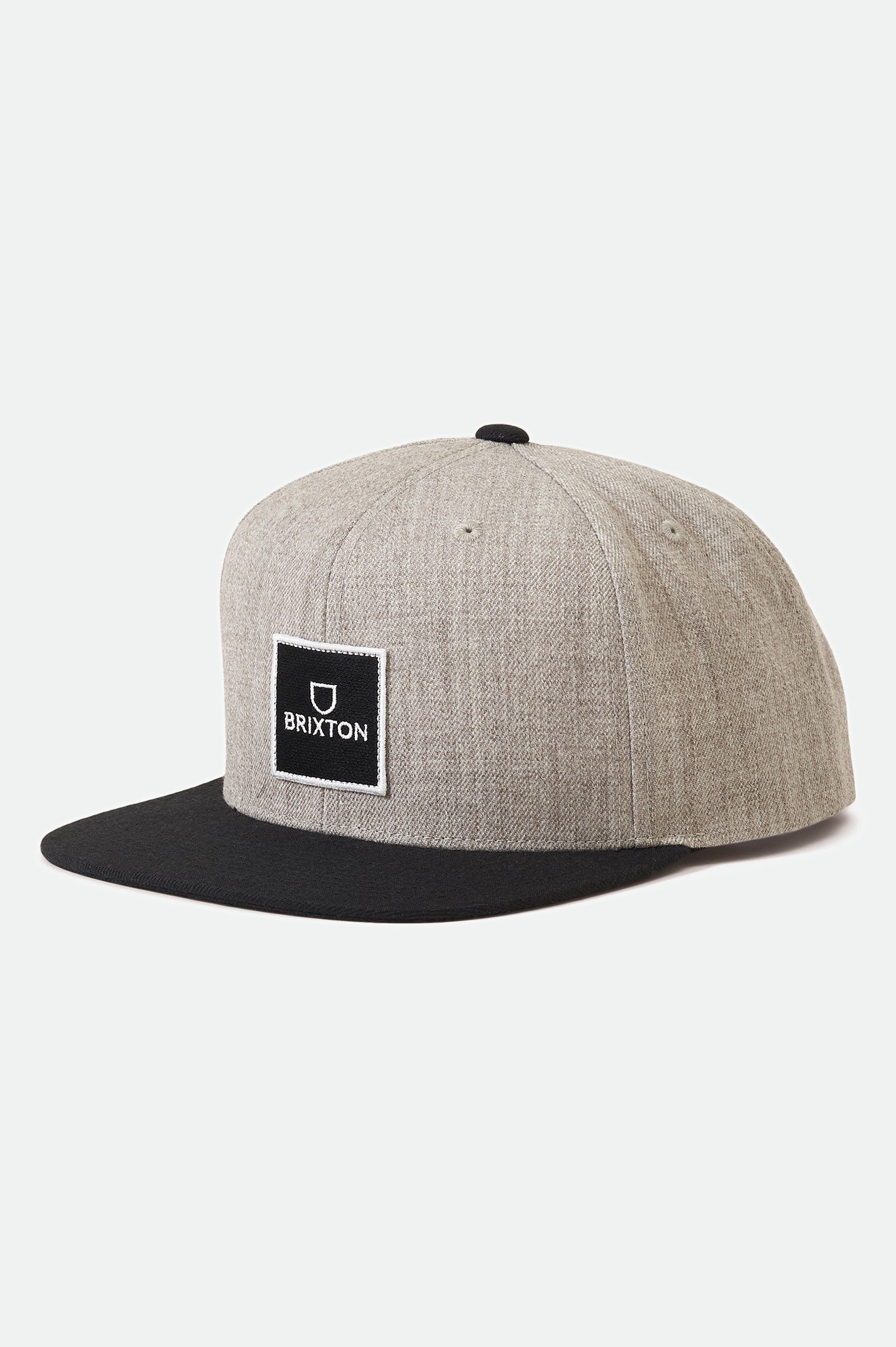 Gorras Brixton Alpha Square Netlpus MP Hombre Grises Negros | DOMKCH610