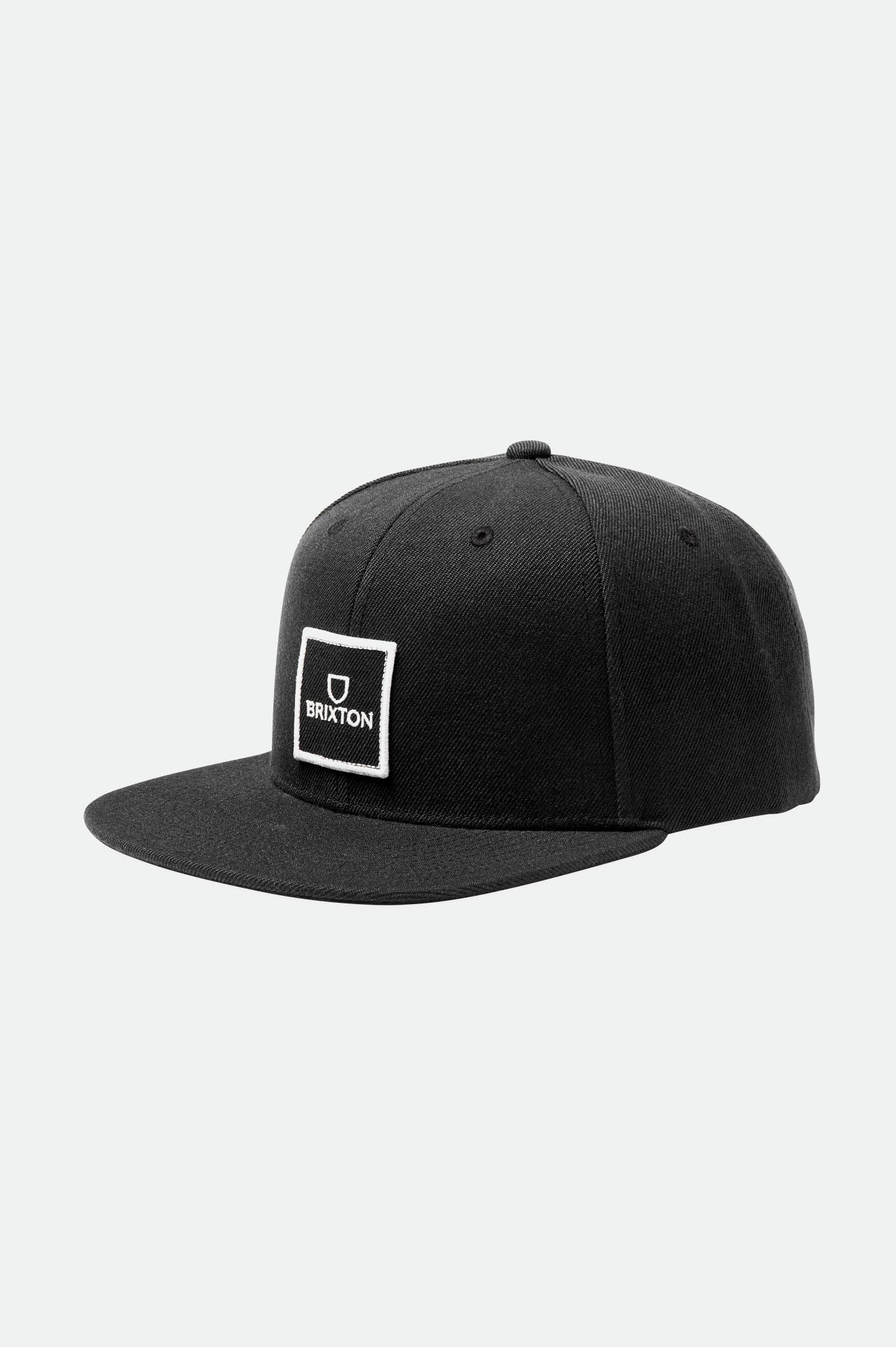 Gorras Brixton Alpha Square Netplus MP Hombre Negros | XWYKST546