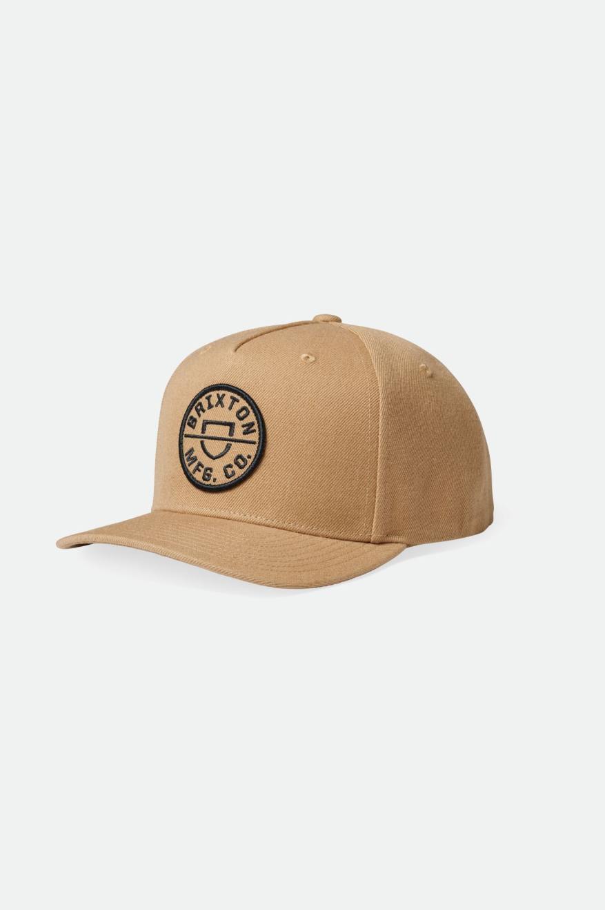 Gorras Brixton Crest C MP Hombre Beige | JMKOZR480