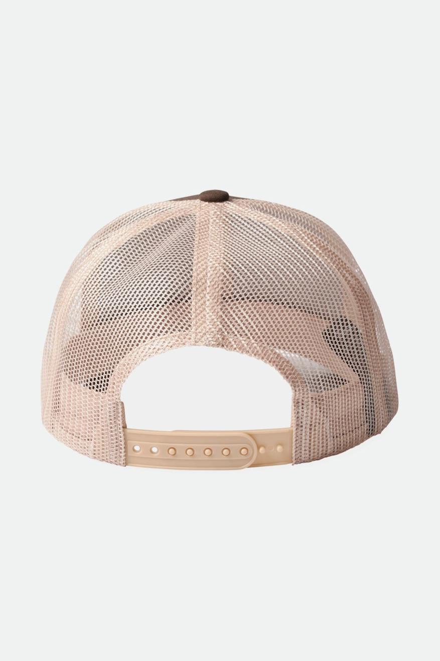 Gorras Brixton Crest NetPlus MP Mesh Cap Hombre Marrom | ZXUFGE408