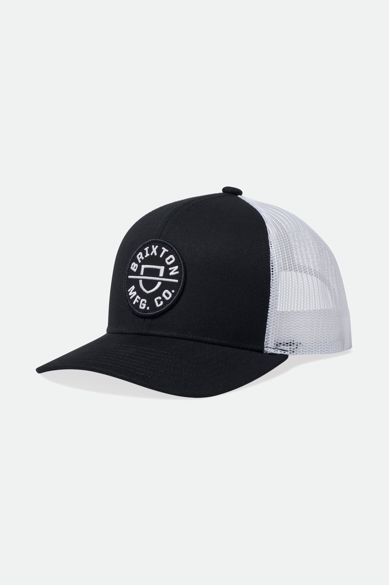 Gorras Brixton Crest NetPlus MP Trucker Hat Hombre Negros | IMCRUP089