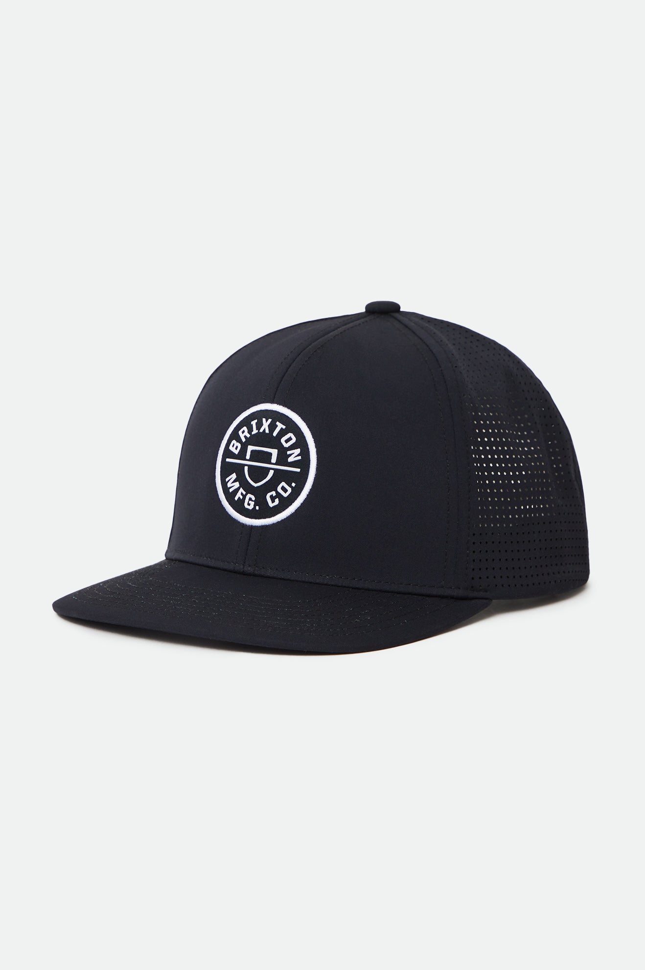 Gorras Brixton Crest Netplus MP Hombre Negros | RYGIKS210