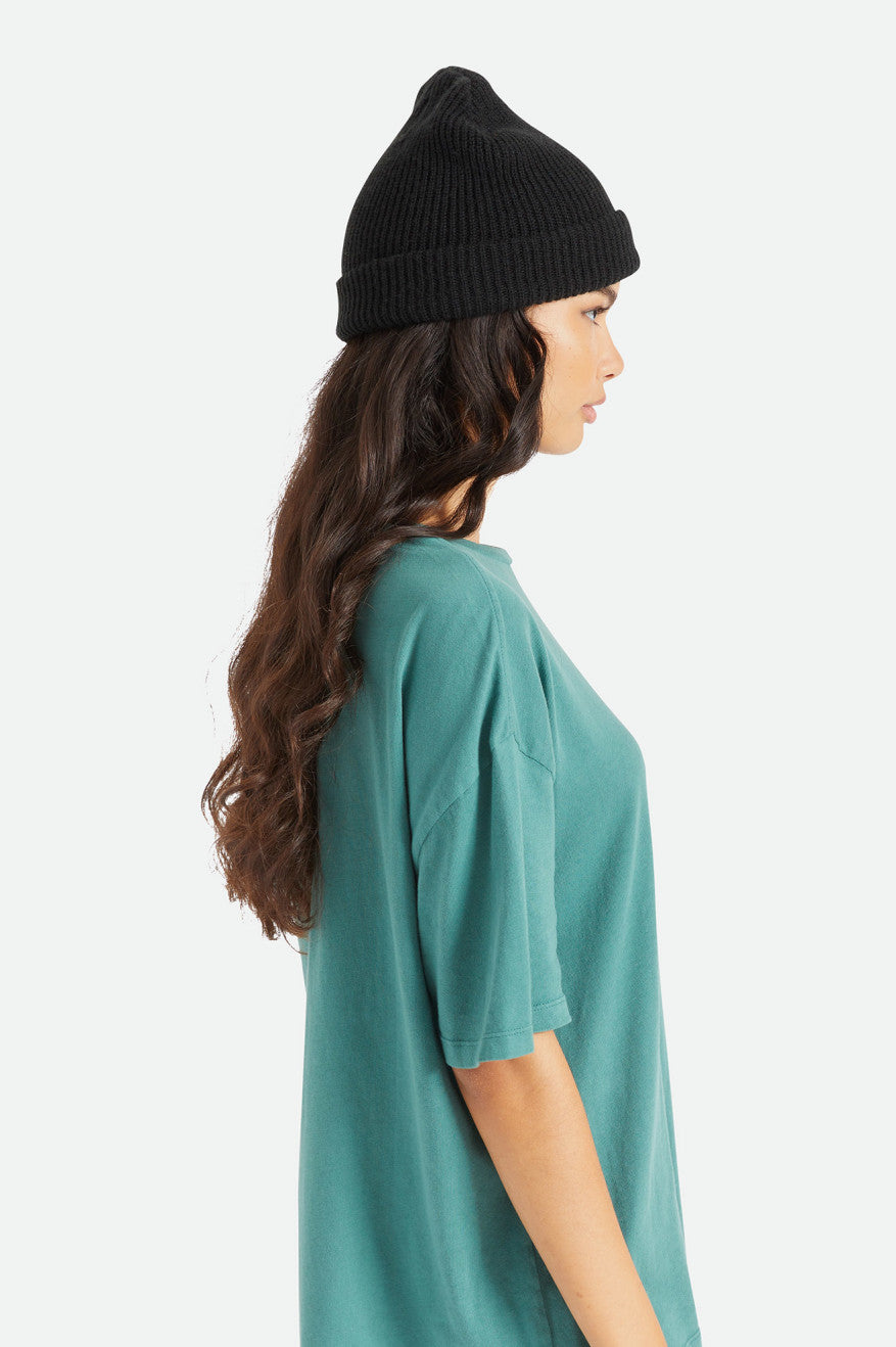 Gorros Brixton Heist Mujer Negros | GDKNUV921