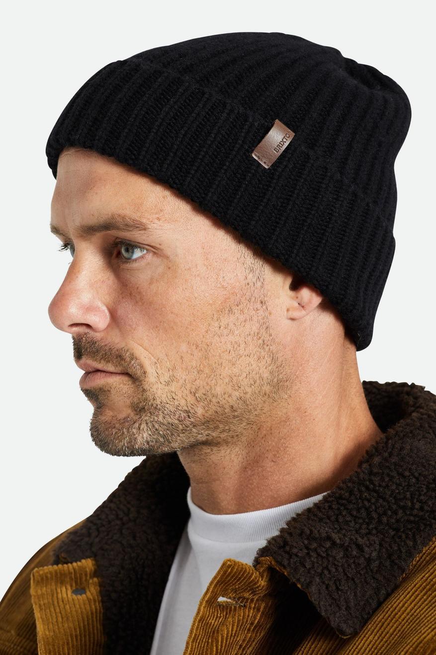 Gorros Brixton Heist Reserve Cashmere Hombre Negros | UGJCME597