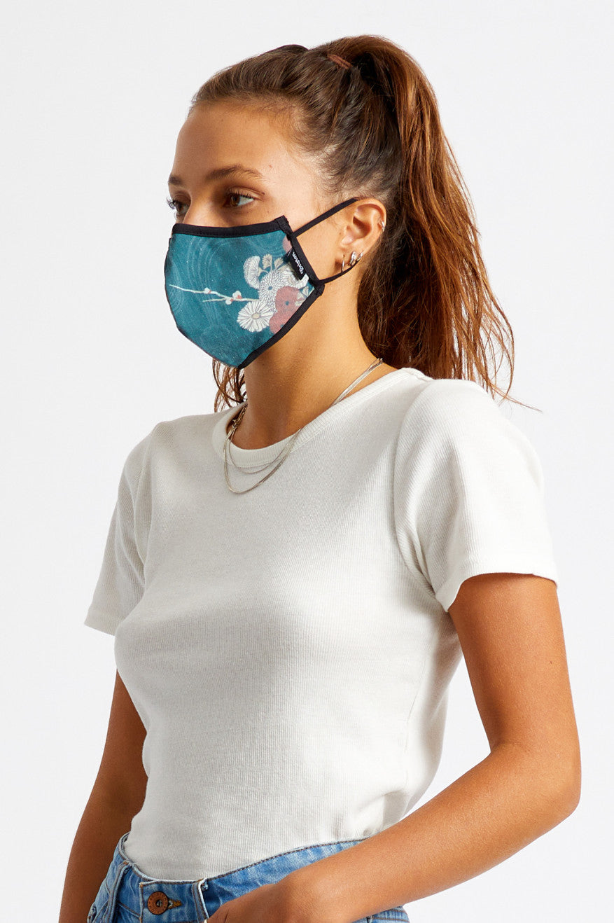 Mascarilla Brixton Antimicrobial 4-Way Stretch Unisex Verdes | ATDJHR384