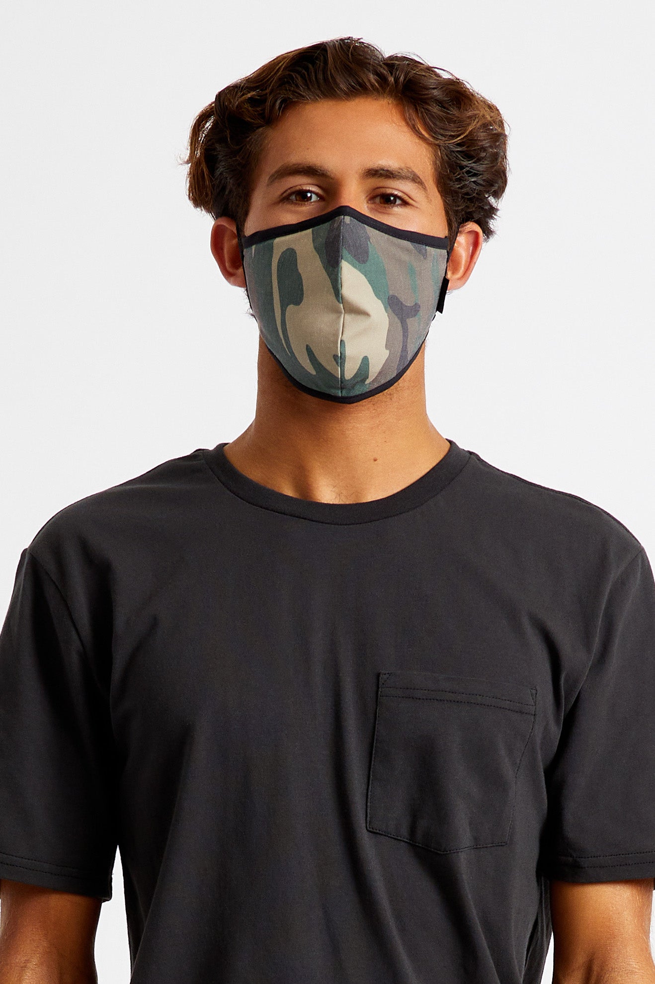 Mascarilla Brixton Antimicrobial 4-Way Stretch Unisex Camuflados | GUFEXD960