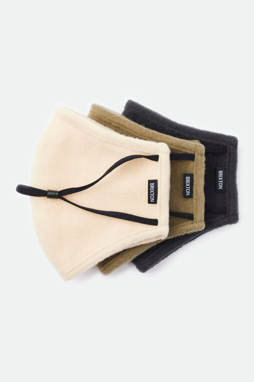 Mascarilla Brixton Arctic Fleece Unisex Beige | HYWAQG187