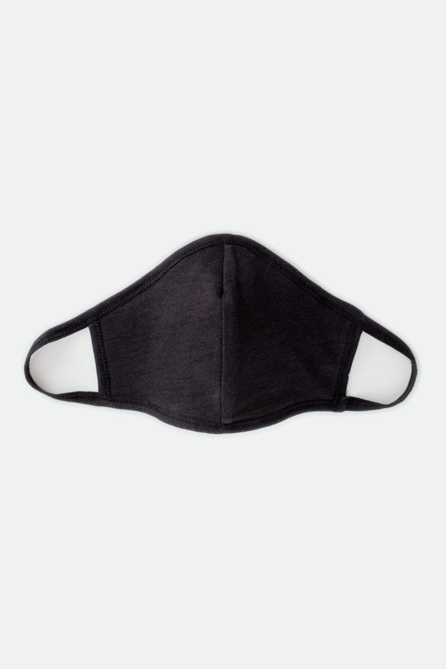 Mascarilla Brixton Reversible Unisex Negros | QSKJVB902