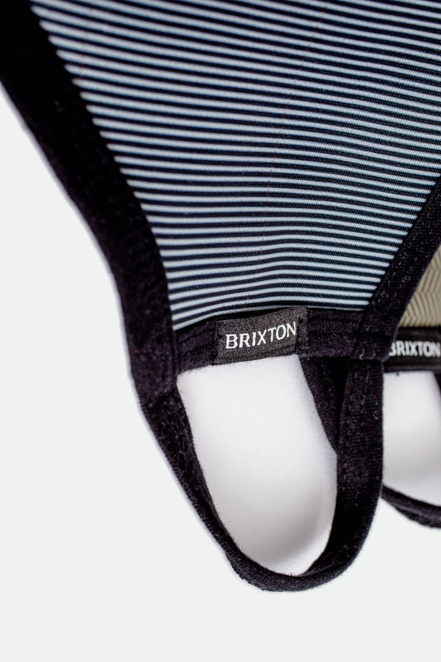 Mascarilla Brixton Reversible Unisex Negros | QSKJVB902