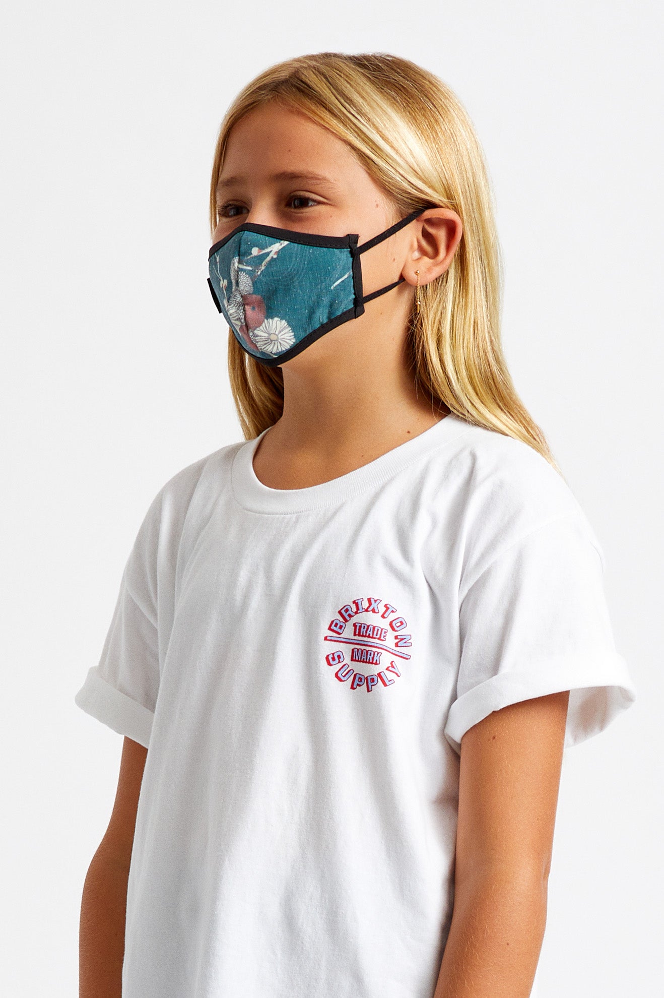 Mascarilla Brixton Youth Antimicrobial Unisex Verdes | BZMNWX081