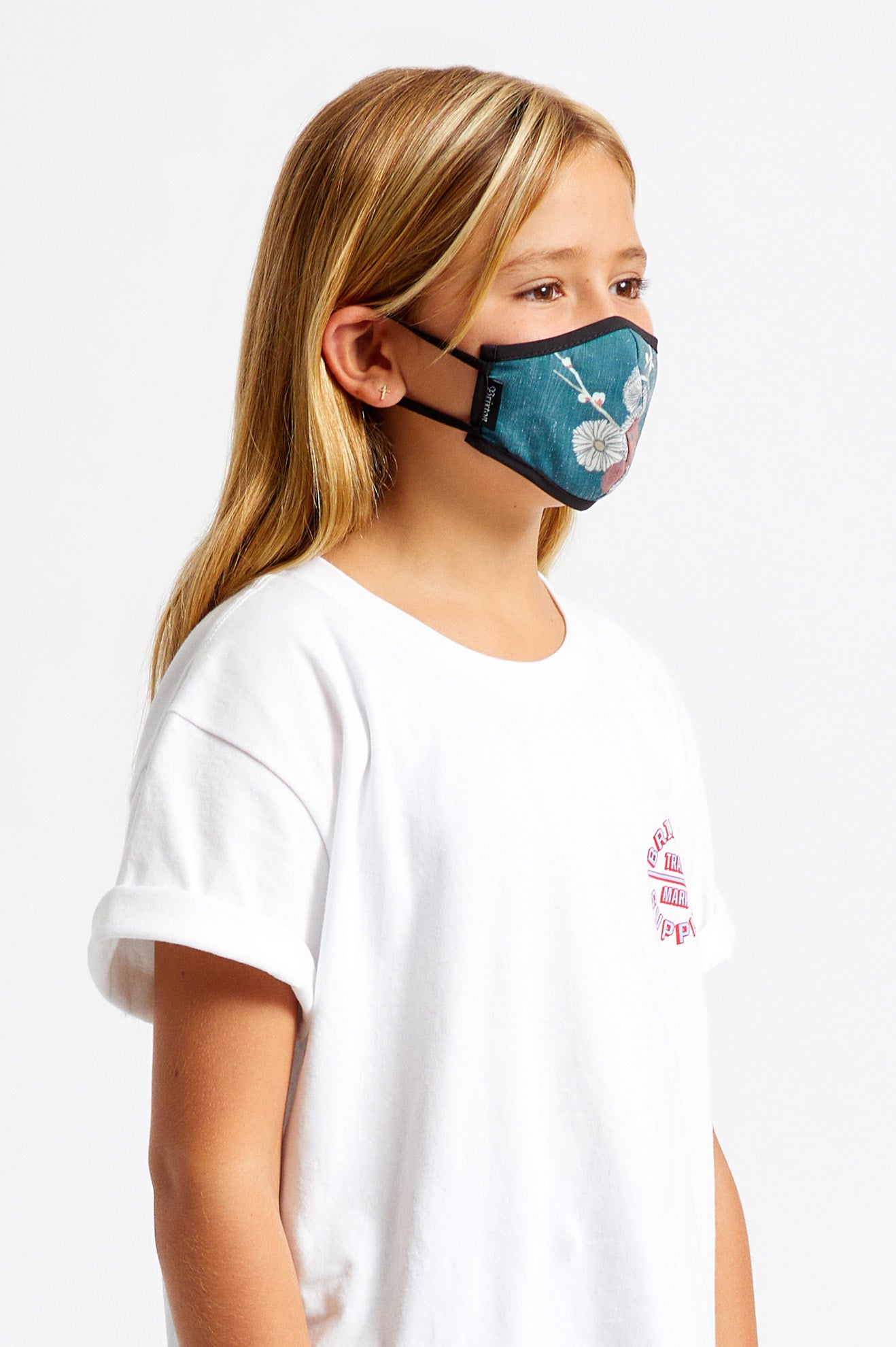 Mascarilla Brixton Youth Antimicrobial Unisex Verdes | BZMNWX081