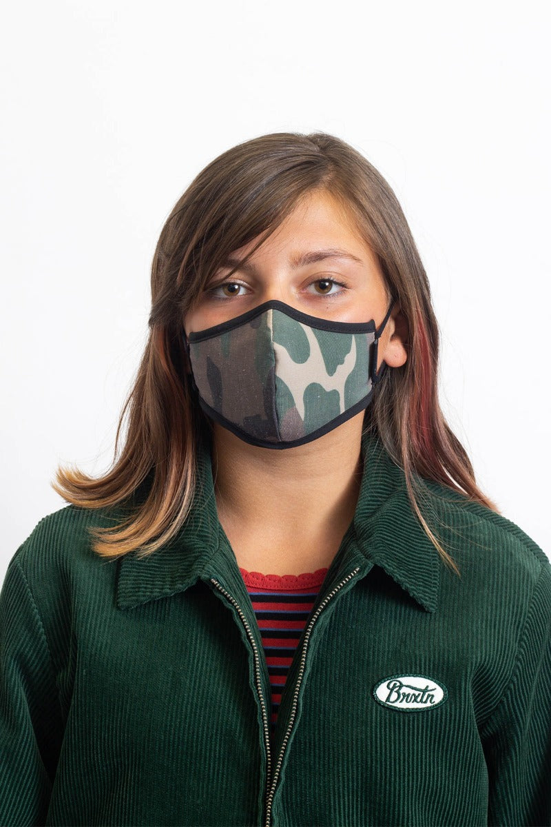 Mascarilla Brixton Youth Antimicrobial Unisex Camuflados | ZPDNCV375