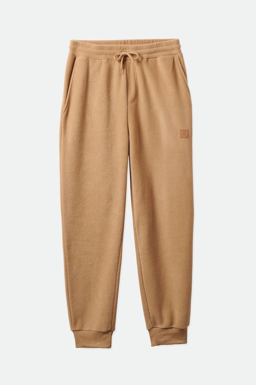 Pantalones Brixton Blanket Fleece Jogger Hombre Beige | GMRVJX351