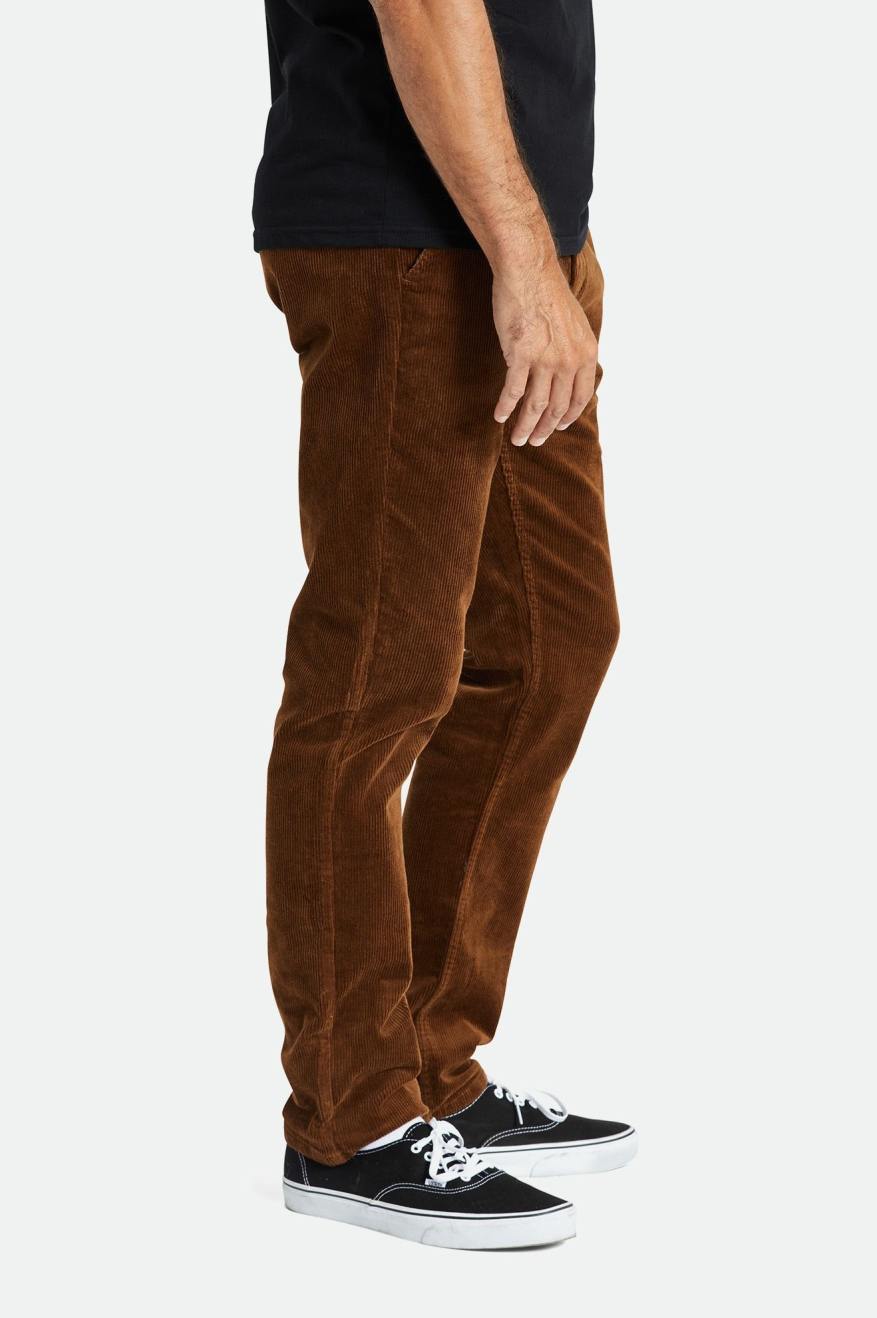 Pantalones Brixton Choice Chino Regular Hombre Marrom | CADNJY097