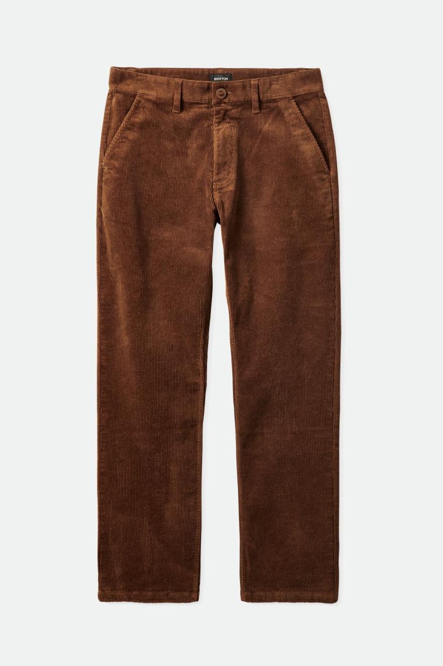 Pantalones Brixton Choice Chino Regular Hombre Marrom | CADNJY097