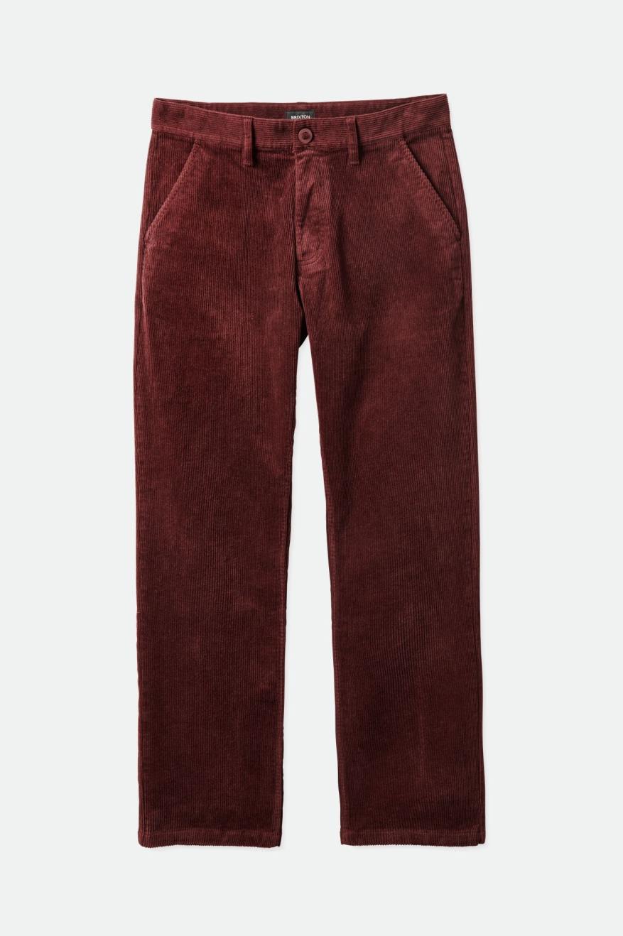 Pantalones Brixton Choice Chino Regular Hombre Rojos | FIMVUQ658