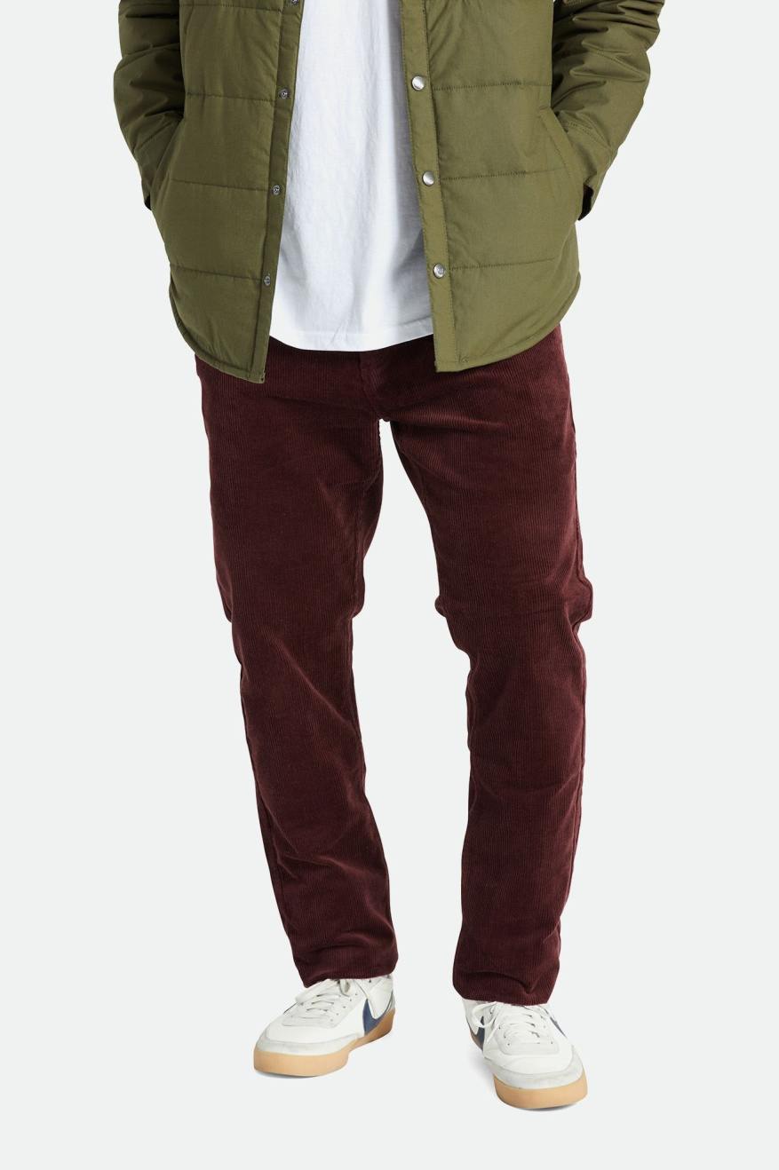 Pantalones Brixton Choice Chino Regular Hombre Rojos | FIMVUQ658