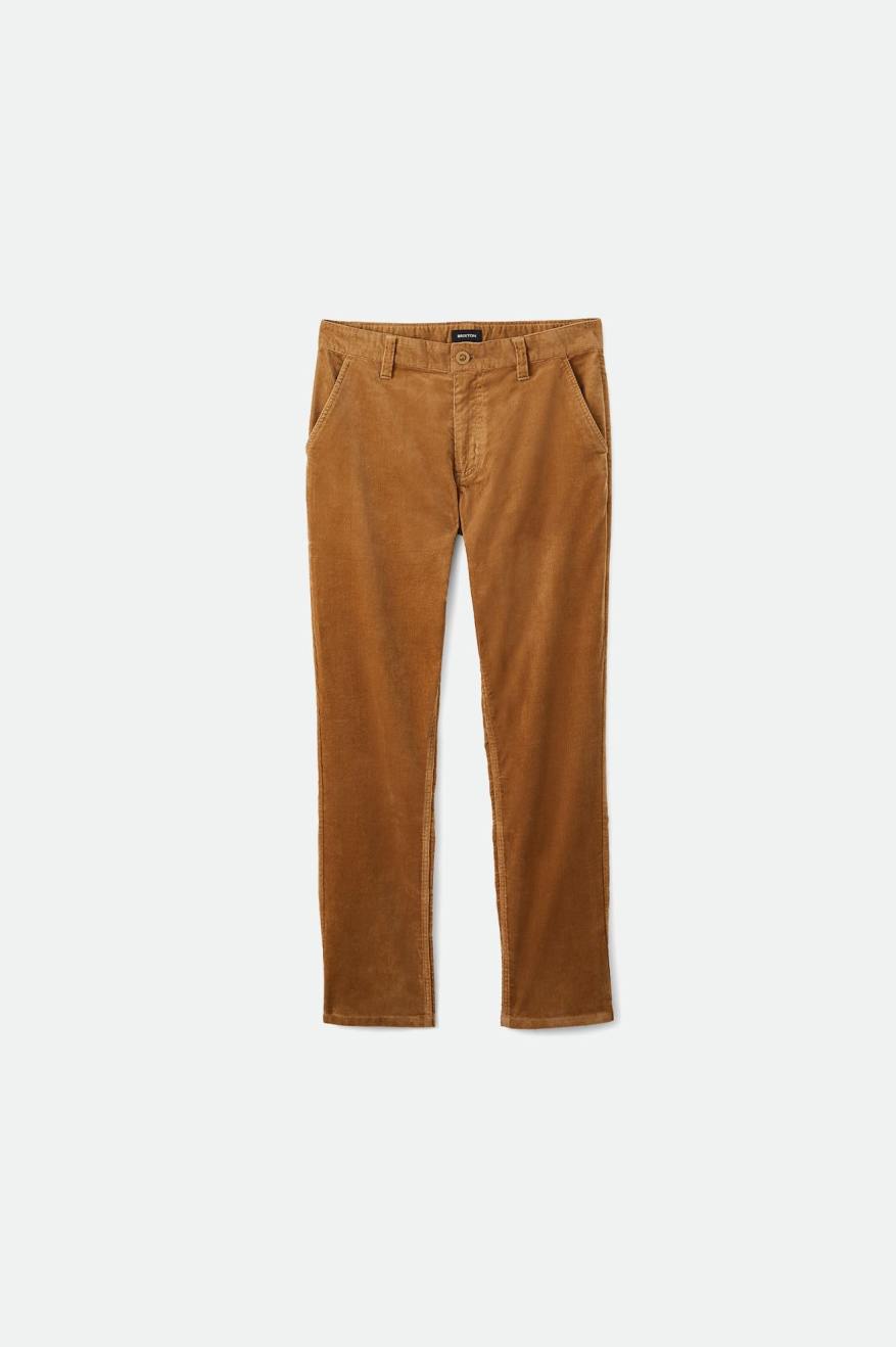 Pantalones Brixton Choice Chino Regular Hombre Kaki | PWYGBO571