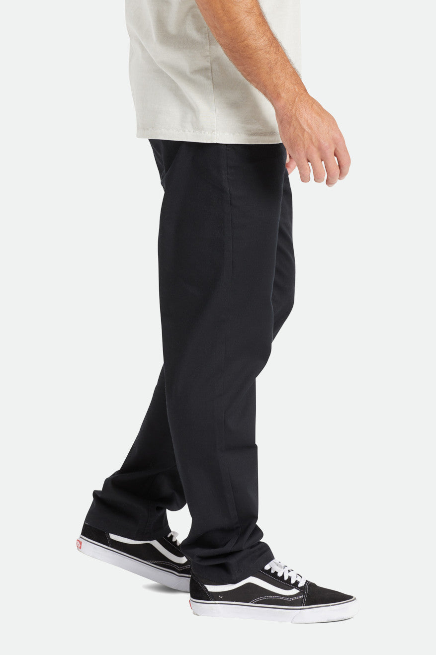 Pantalones Brixton Choice Chino Regular Hombre Negros | ZMLUDR896