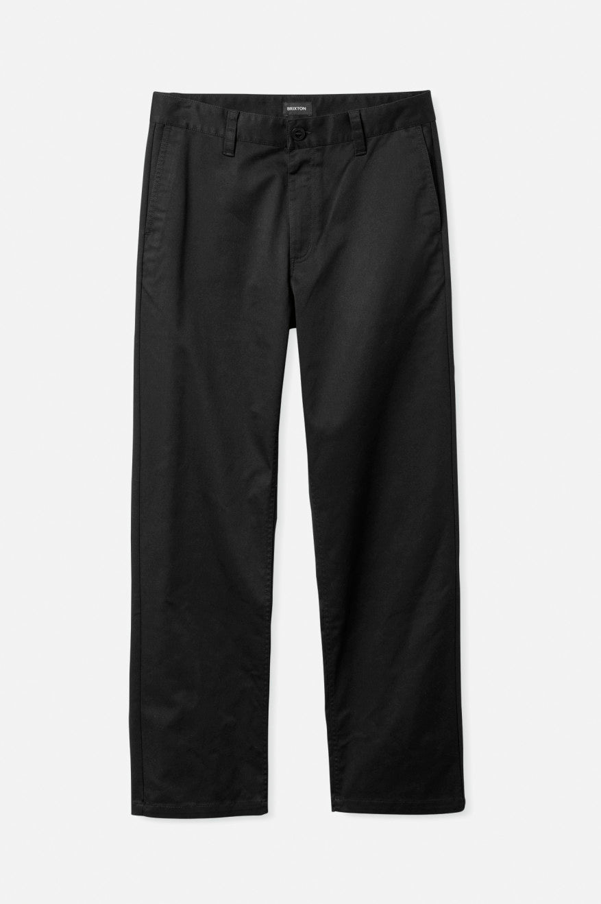 Pantalones Brixton Choice Chino Relaxed Hombre Negros | YVLBDN396