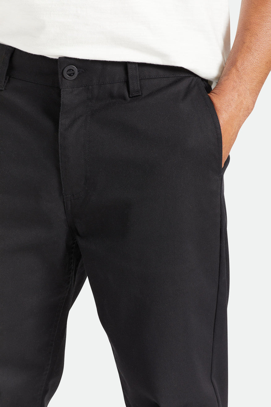 Pantalones Brixton Choice Chino Relaxed Hombre Negros | YVLBDN396