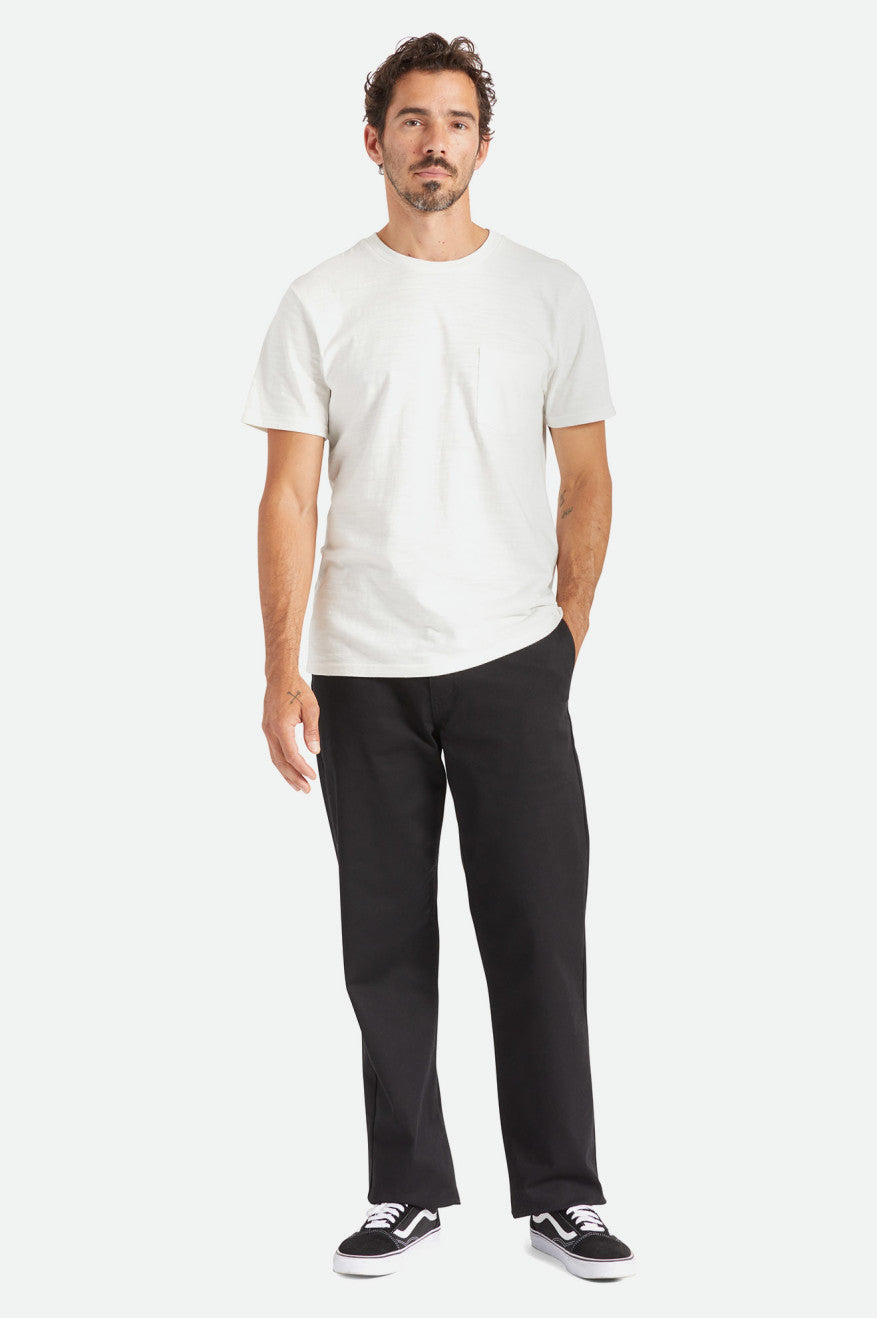 Pantalones Brixton Choice Chino Relaxed Hombre Negros | YVLBDN396