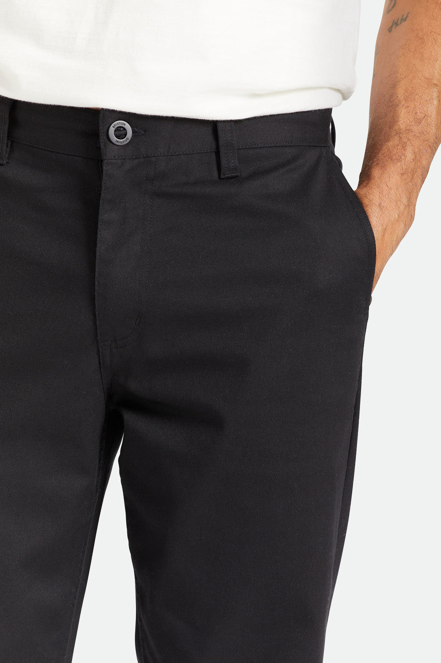 Pantalones Brixton Choice Chino Relaxed Hombre Negros | YVLBDN396