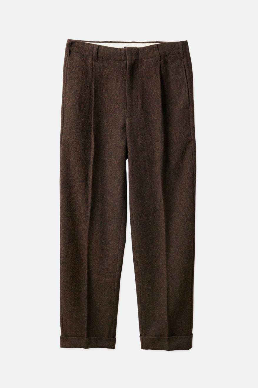 Pantalones Brixton Regent Reserve Trouser Hombre Marrom | LGAURH162