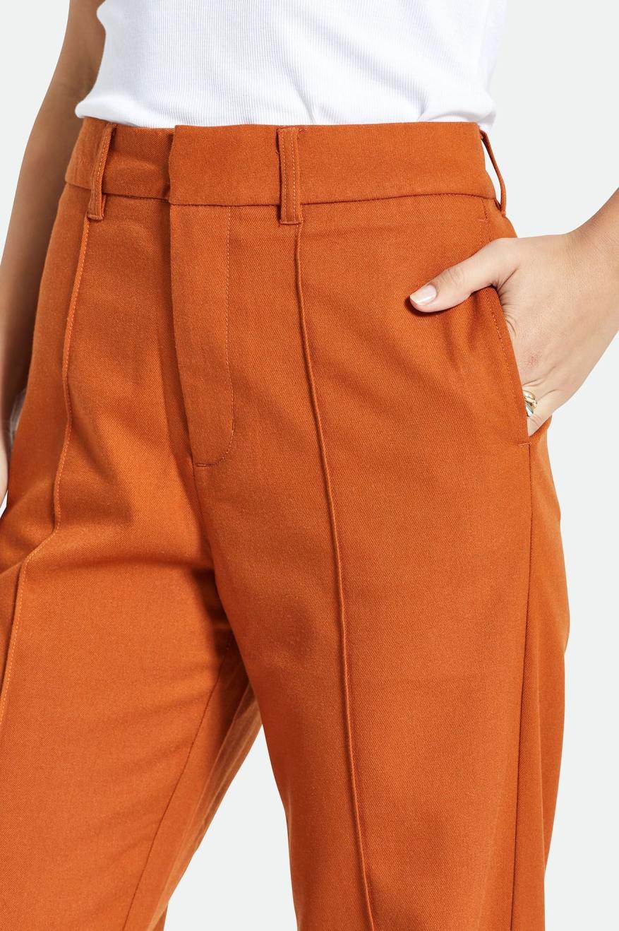 Pantalones Brixton Retro Trouser Mujer Naranjas | FRCZWE701