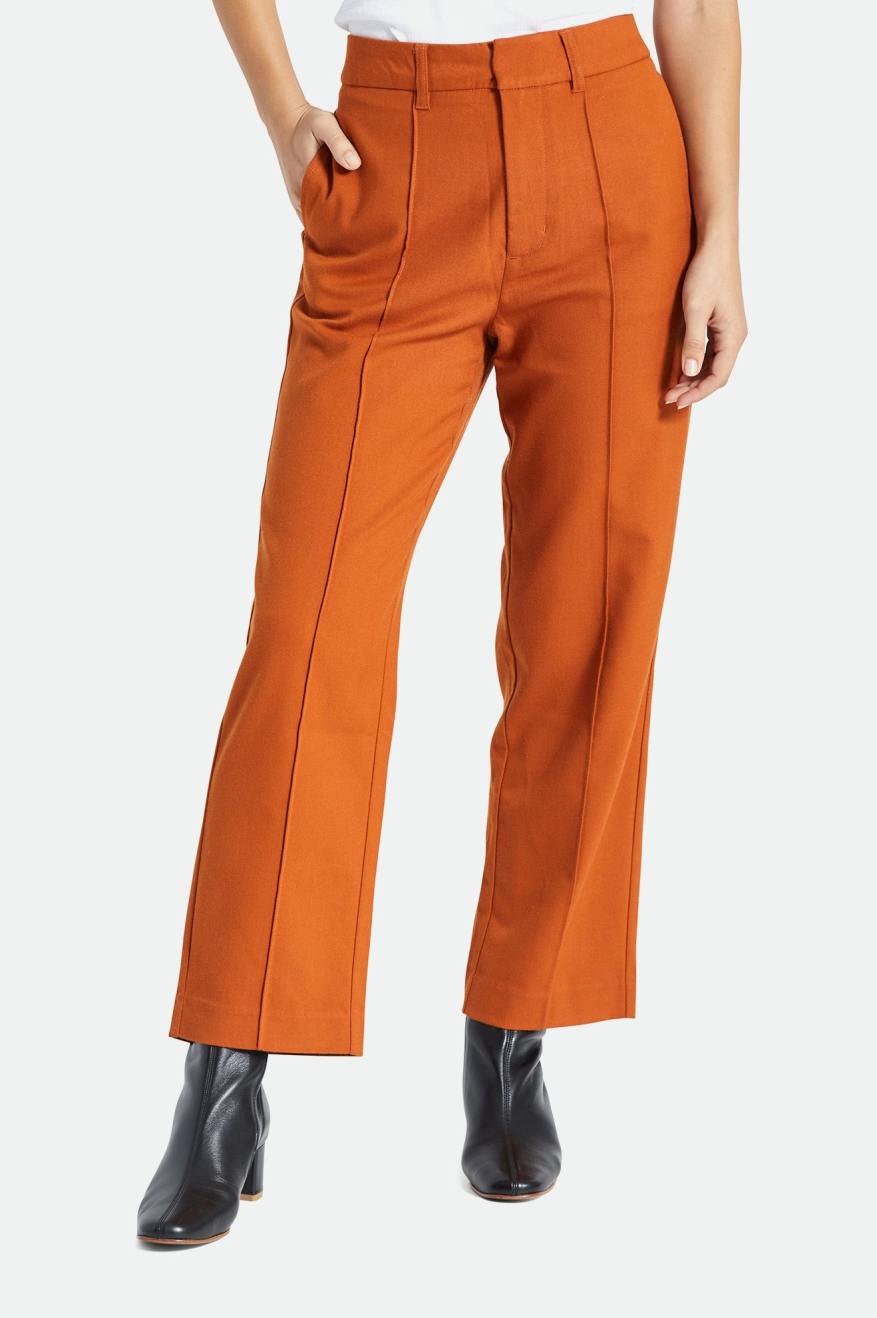 Pantalones Brixton Retro Trouser Mujer Naranjas | FRCZWE701