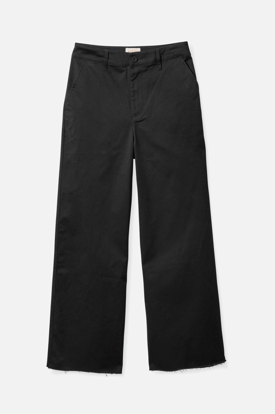 Pantalones Brixton Victory Anchos Leg Mujer Negros | TPKUZS830