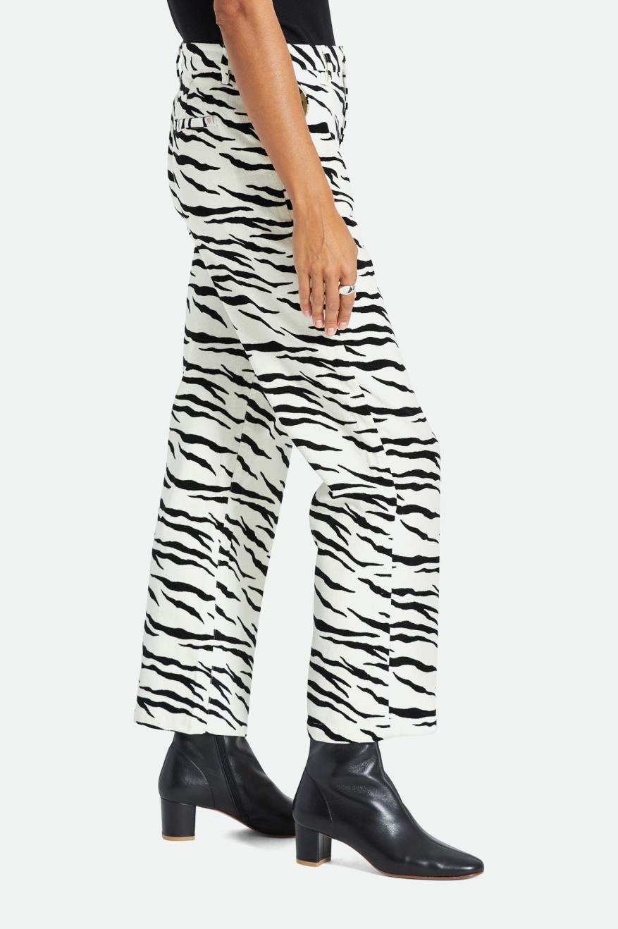 Pantalones Brixton Victory Mujer Blancos | VQRKFH615