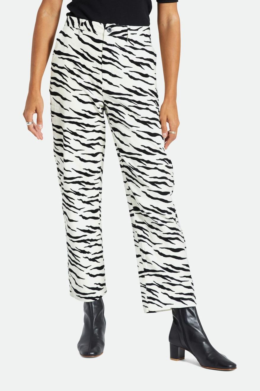 Pantalones Brixton Victory Mujer Blancos | VQRKFH615