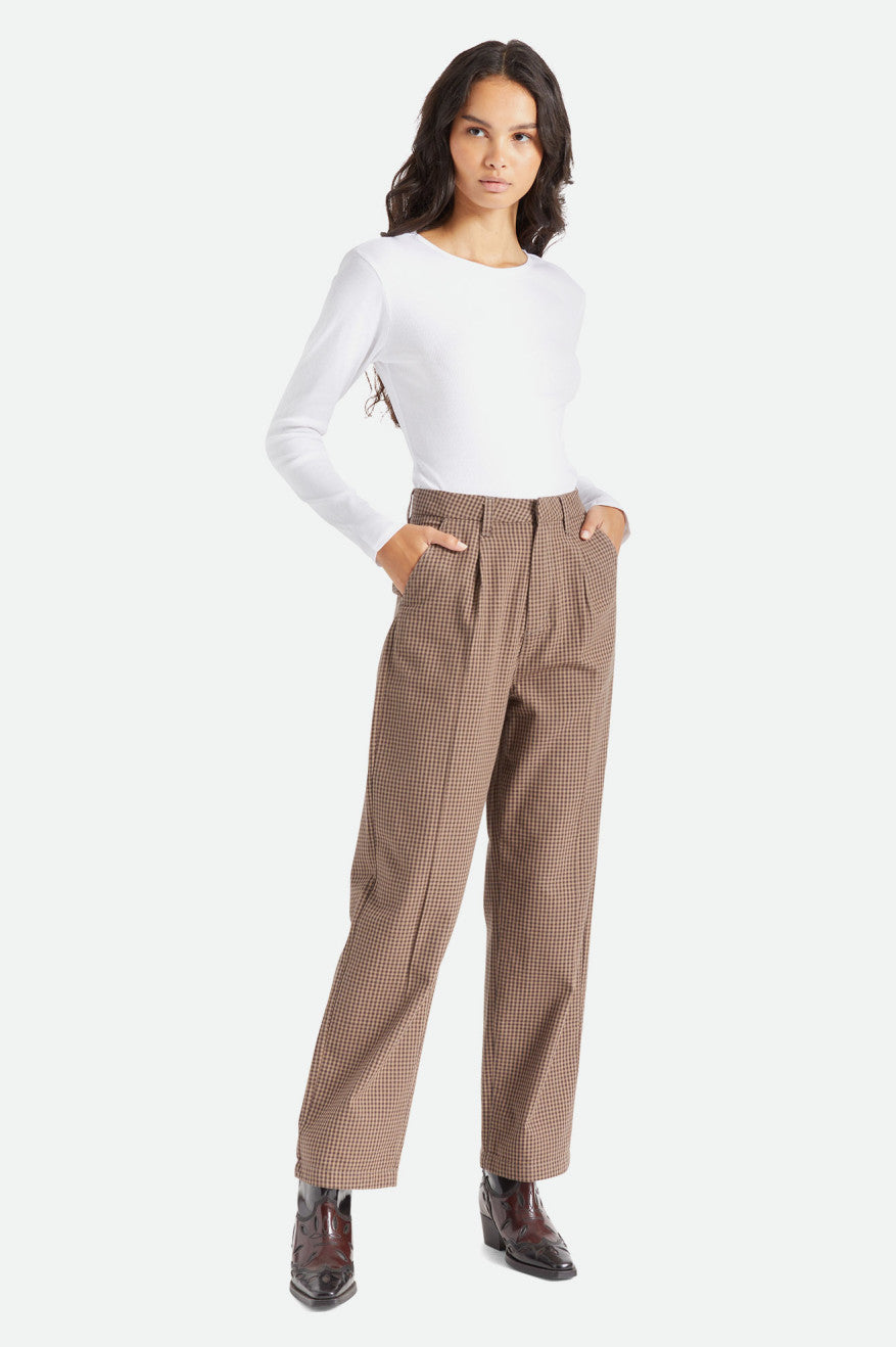 Pantalones Brixton Victory Trouser Mujer Verdes Oscuro | NYQKIX216