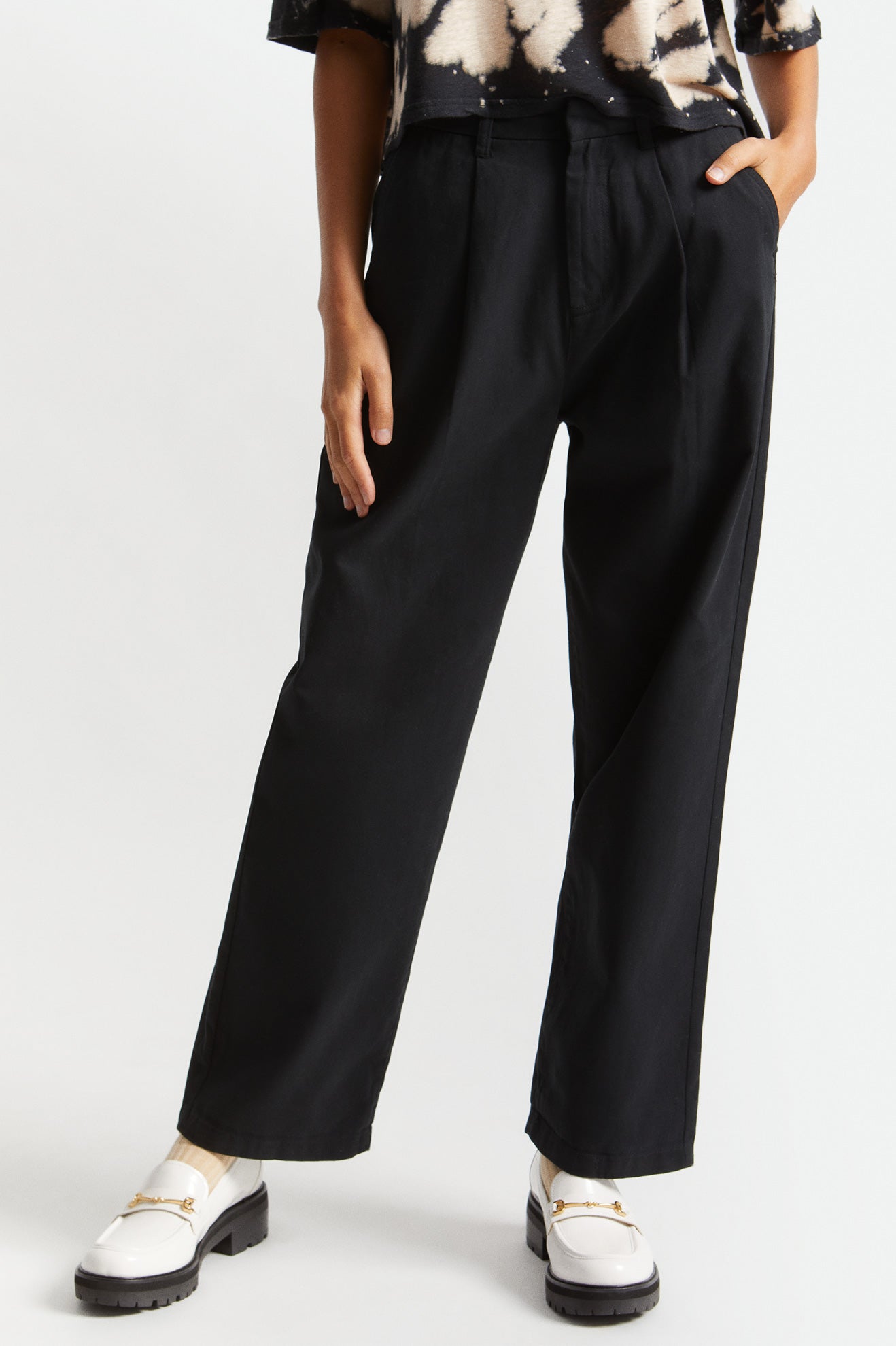 Pantalones Brixton Victory Trouser Mujer Negros | QSCIRU217