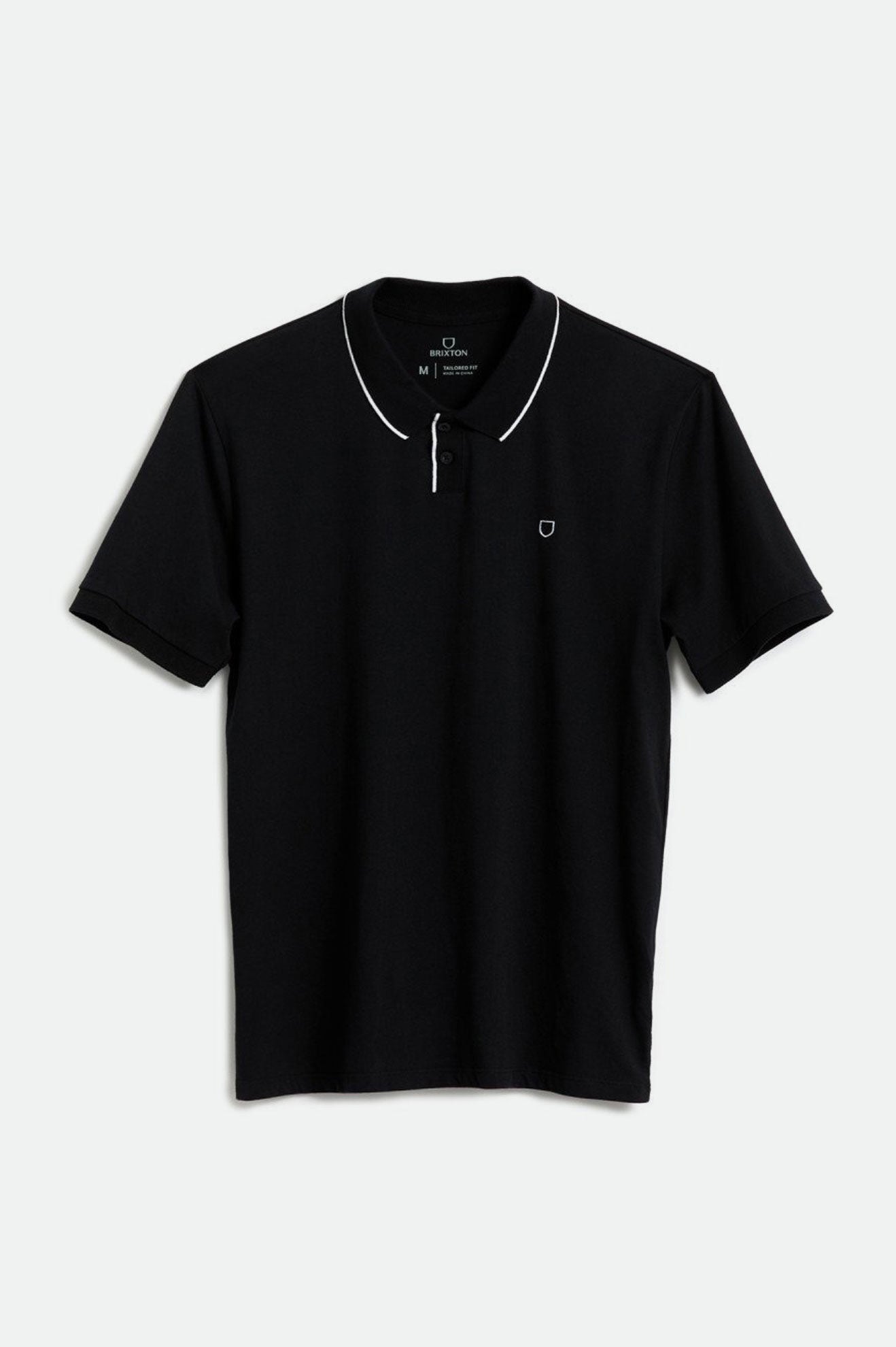 Prendas De Punto Brixton Proper S/S Polo Hombre Negros | ILMRDP571