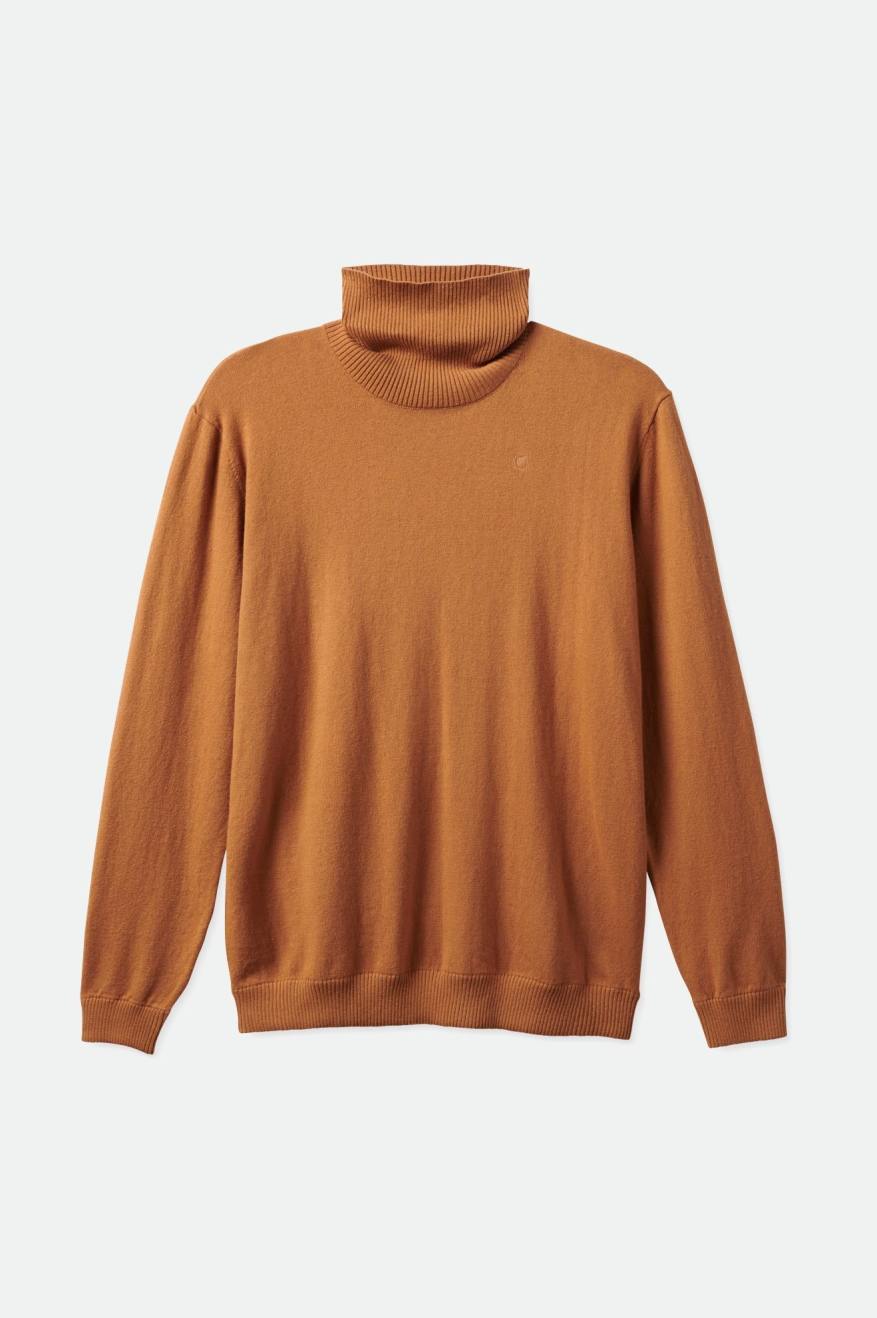 Prendas De Punto Brixton Reserve Cashmere L/S Turtleneck Hombre Marrom | ZDJILO573