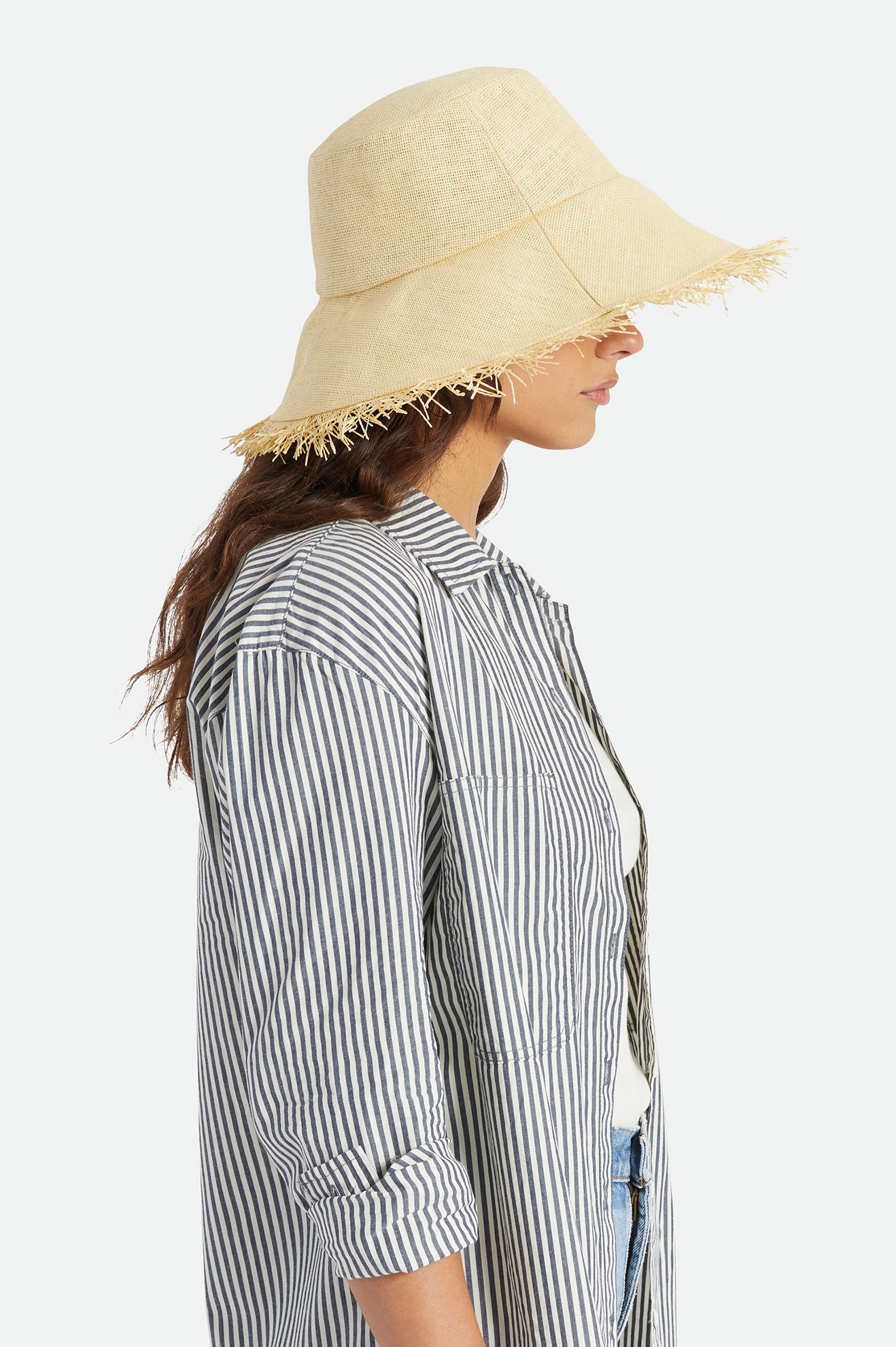 Sombreros Brixton Alice Straw Mujer Marrom | NMYQEH435