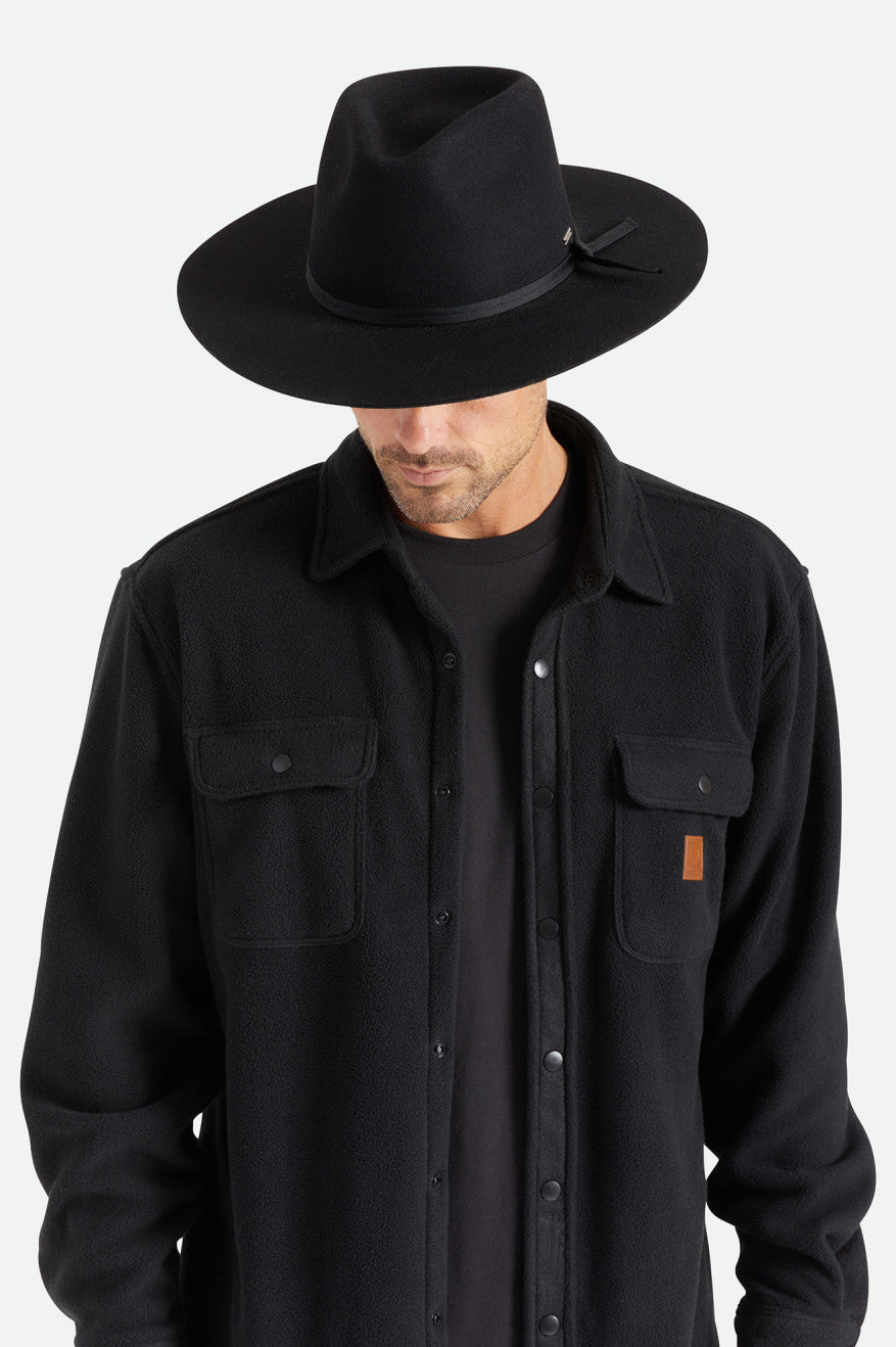 Sombreros Brixton Cohen Cowboy Hat Mujer Negros | RVTCKO293