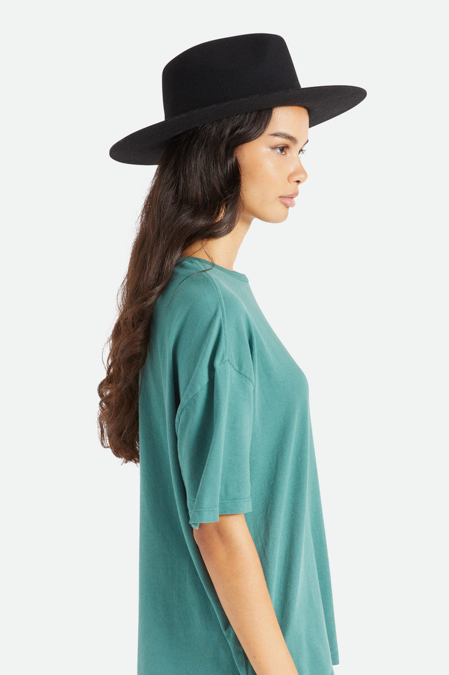 Sombreros Brixton Cohen Cowboy Hat Mujer Negros | RVTCKO293